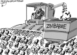 MUGABE by Pat Bagley