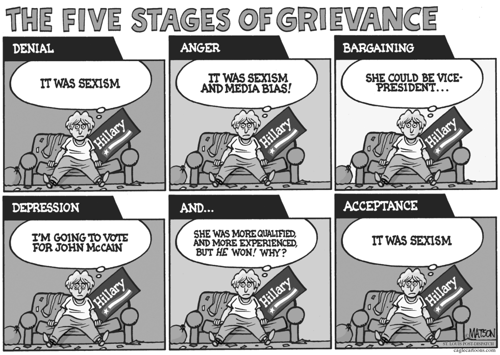  THE FIVE STAGES OF GRIEVANCE by RJ Matson