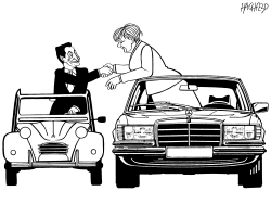 SARKO, MERKEL, CARS by Rainer Hachfeld