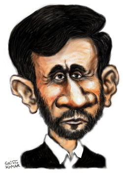 MAHMOUD AHMADINEJAD  by Christo Komarnitski