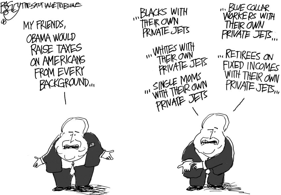  MCCAIN ON TAXES by Pat Bagley