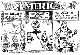 AMERICAN RIGHTS by Milt Priggee