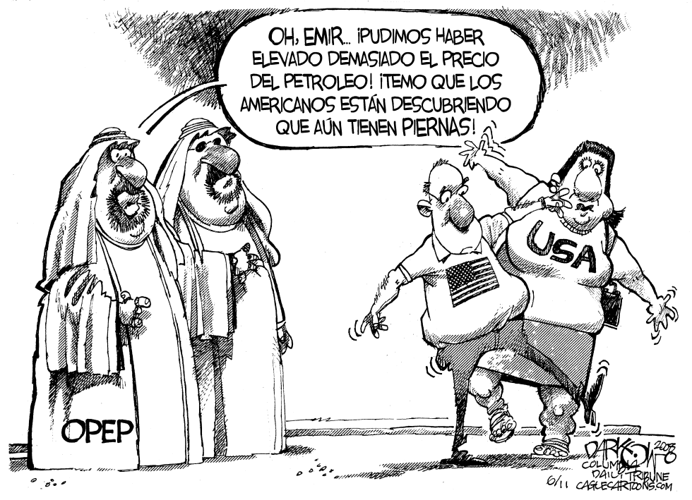  EBRIOS POR EL PETROLEO by John Darkow