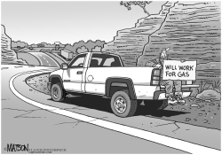 WILL WORK FOR GAS by RJ Matson