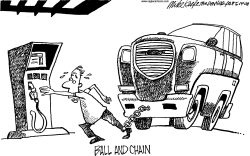 BALL AND CHAIN by Mike Keefe