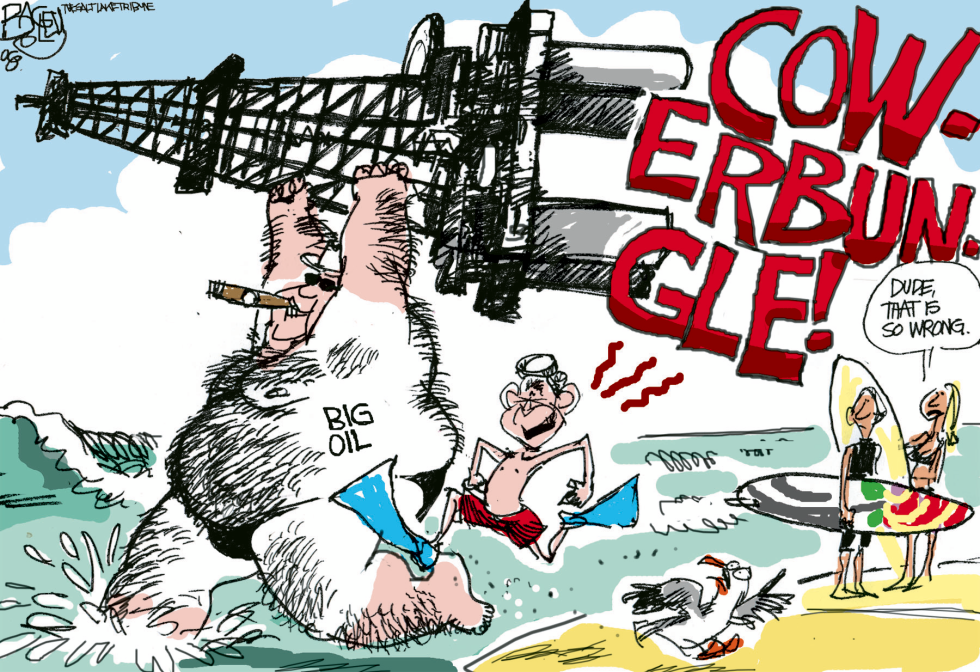  OFFSHORE OIL  by Pat Bagley