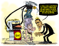 OBAMA Y LOS ALTOS PRECIOS DE LA GASOLINA by Daryl Cagle