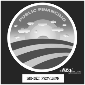 OBAMA SUNSETS PUBLIC FINANCING by RJ Matson