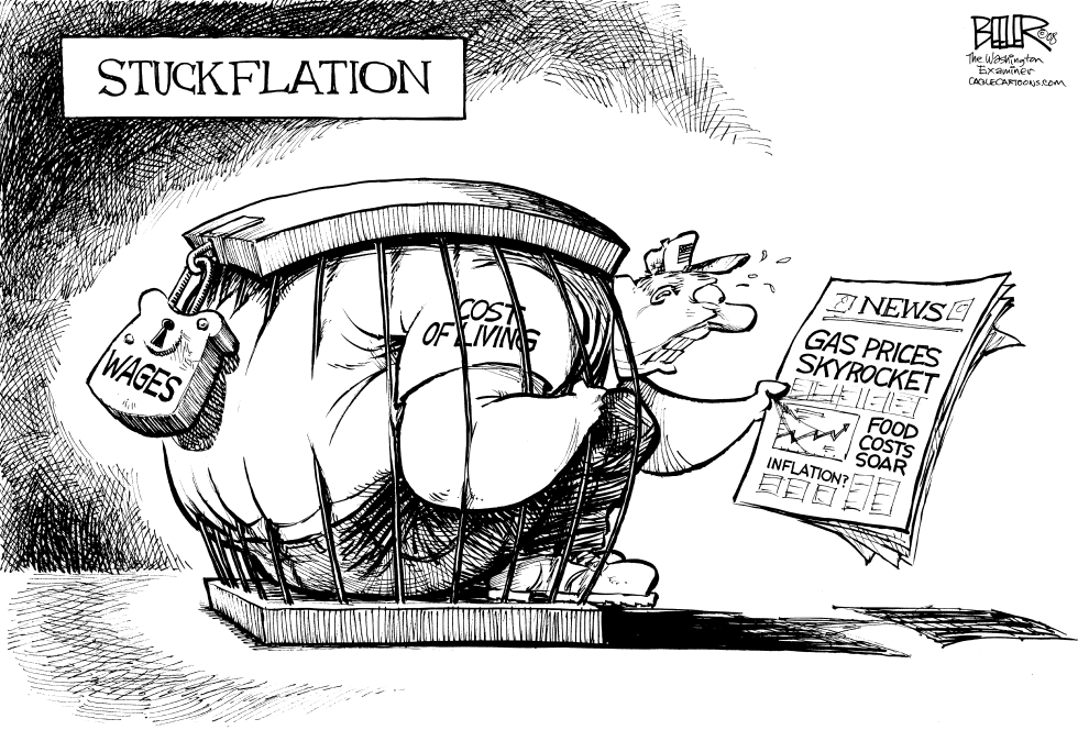  STUCKFLATION by Nate Beeler