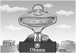 CORN ON THE COBAMA by RJ Matson