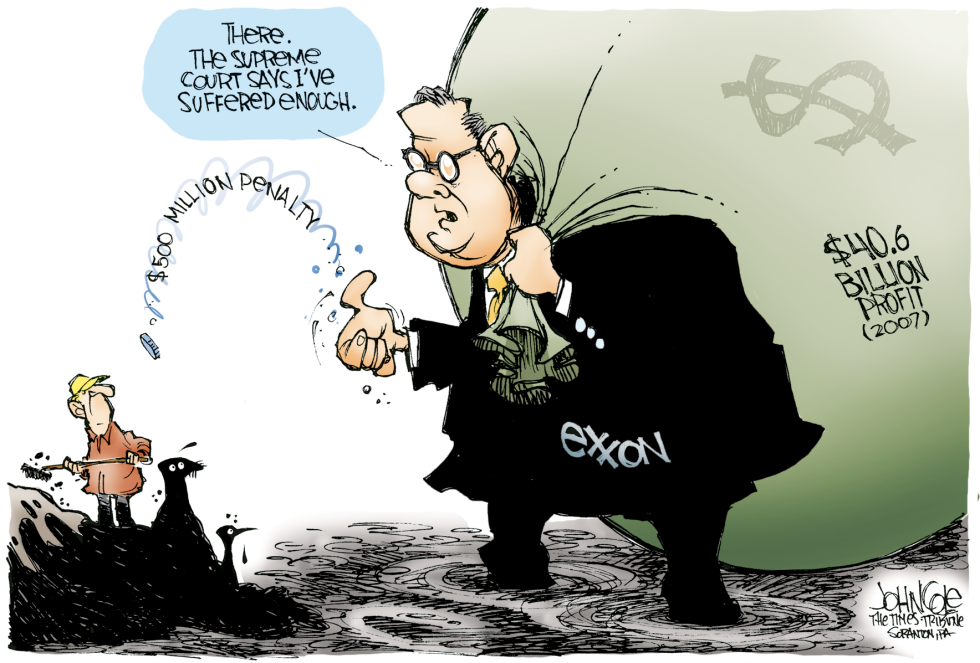  EXXON PAYS UP by John Cole