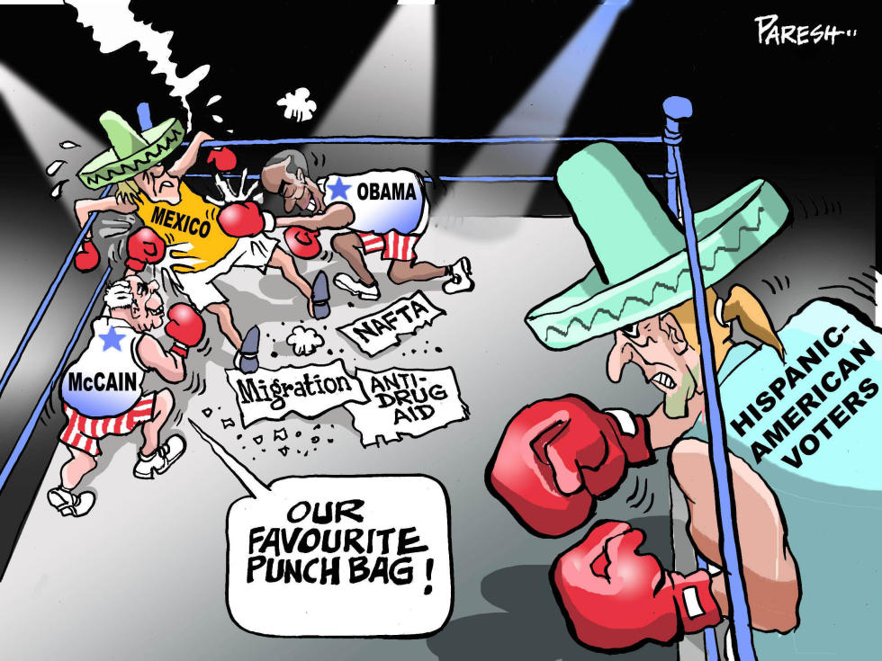  BASHING MEXICO by Paresh Nath