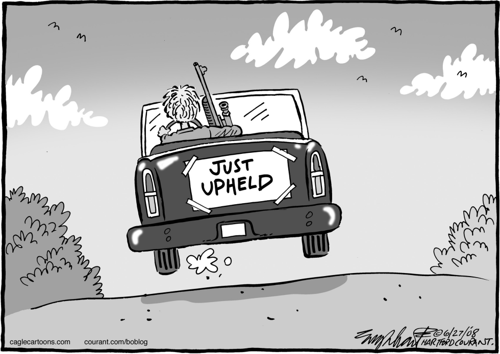  SECOND AMENDMENT RULING by Bob Englehart