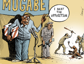 MUGABE WINS by Patrick Chappatte