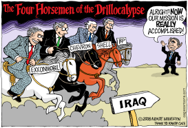 FOUR HORSEMEN OF THE DRILLOCALYPSE by Wolverton