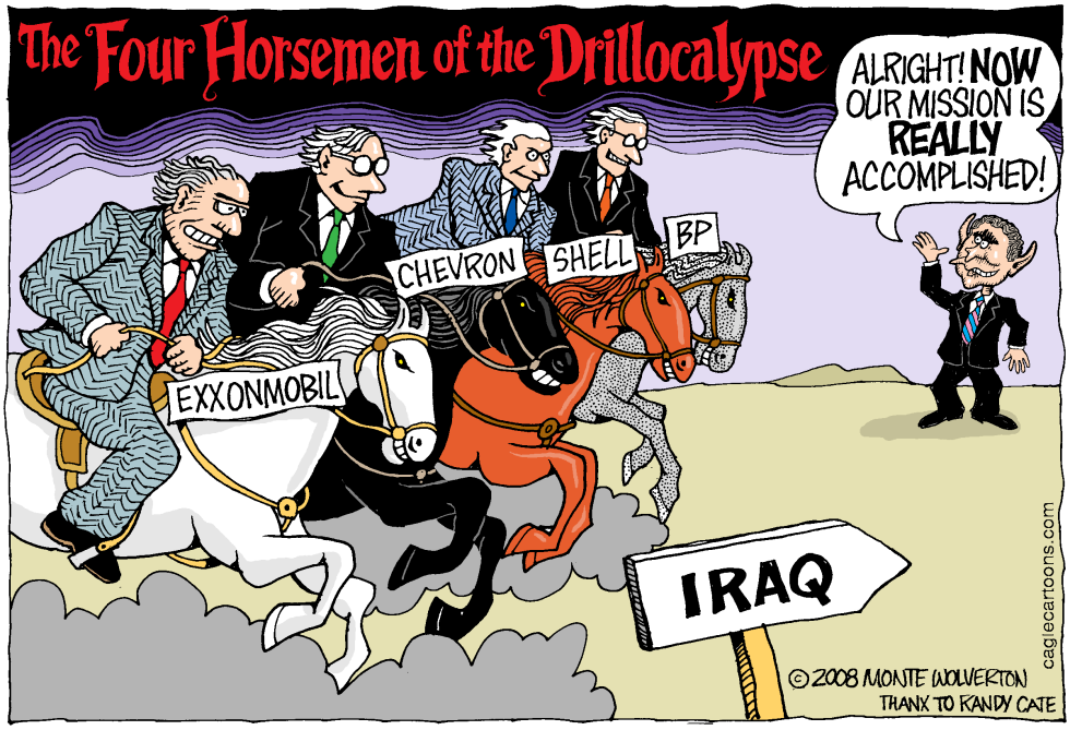  FOUR HORSEMEN OF THE DRILLOCALYPSE by Wolverton