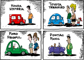 GAS-SAVING CARS by Bob Englehart