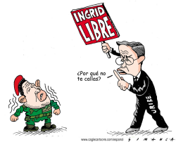 CHAVEZ, URIBE E INGRID  by Osmani Simanca