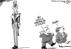 INSIGNIAS DE BANDERA EN LA SOLAPA by Pat Bagley