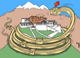 TIBETAN CRACKDOWN-1 by Stephane Peray