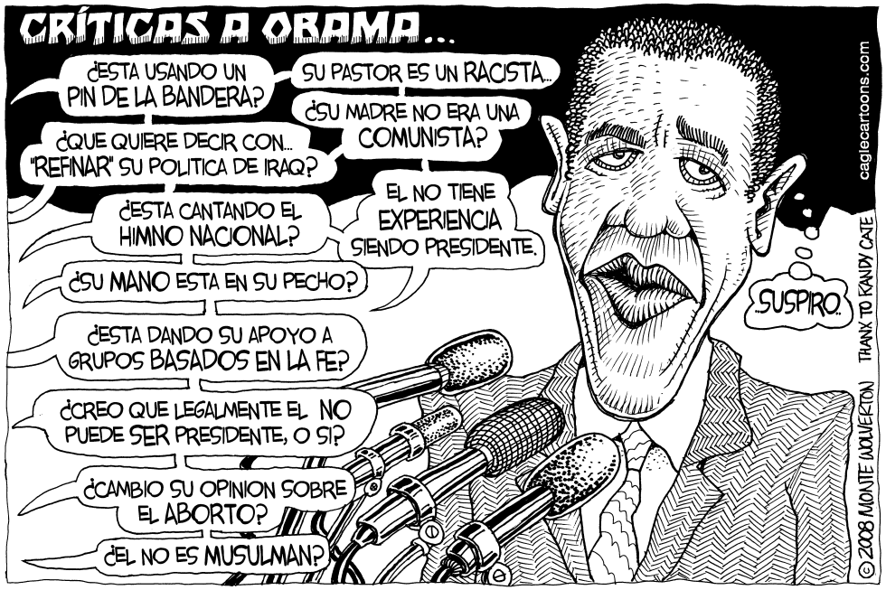  CRITICAS A OBAMA by Wolverton