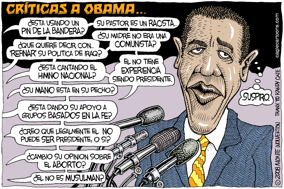  CRITICAS A OBAMA  by Wolverton