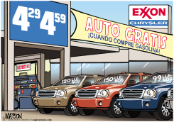 AUTO GRATIS CUANDO COMPRE GASOLINA  by RJ Matson