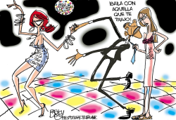 LAS CHICAS DE OBAMA  by Pat Bagley