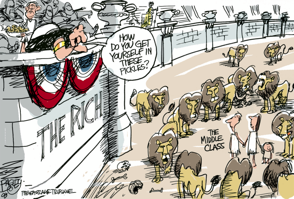  RICH VS MIDDLE CLASS by Pat Bagley