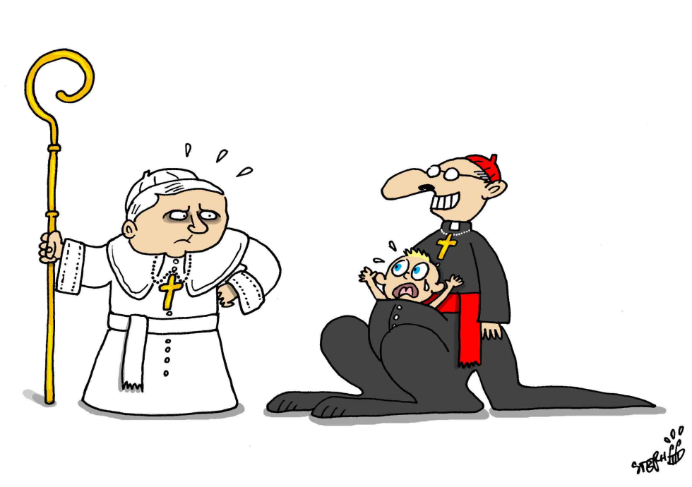  THE POPE IN AUSTRALIA by Stephane Peray