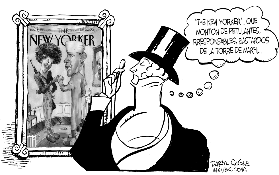  PORTADA DE THE NEW YORKER SOBRE OBAMA by Daryl Cagle