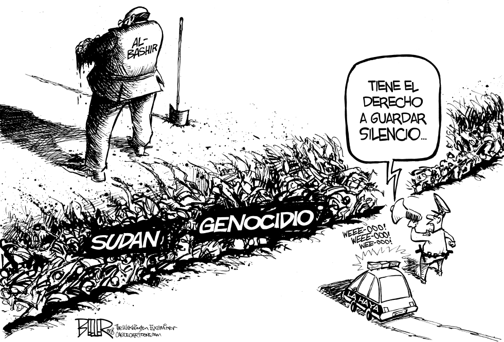  POLICIA DEL GENOCIDIO by Nate Beeler