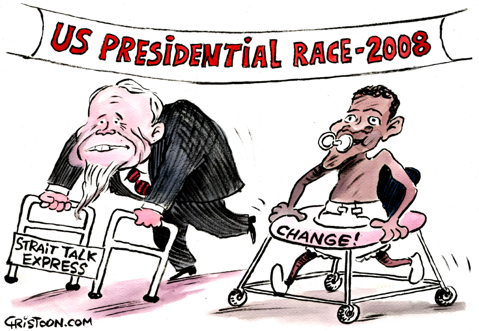  US PRESIDENTIAL RACE  by Christo Komarnitski