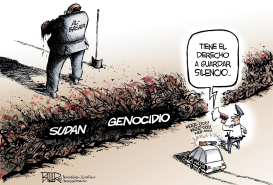 POLICIA DEL GENOCIDIO  by Nate Beeler