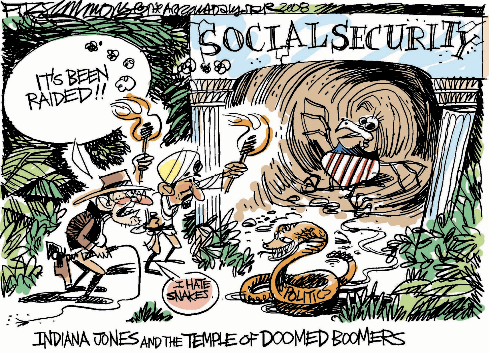  DOOMED BOOMERS by David Fitzsimmons