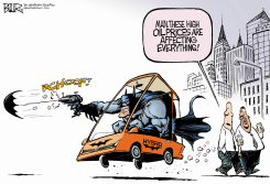 THE NEW BATMOBILE by Nate Beeler