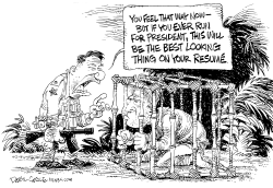 PRESIDENTIAL PRISONER by Daryl Cagle