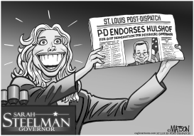 LOCAL MO-STEELMAN CELEBRATES POST-DISPATCH ENDORSEMENT OF HUSLHOF by RJ Matson