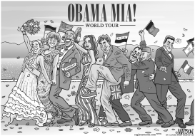 OBAMA MIA by RJ Matson