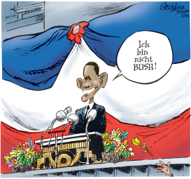 OBAMA SPEAKS IN BERLIN by Patrick Corrigan