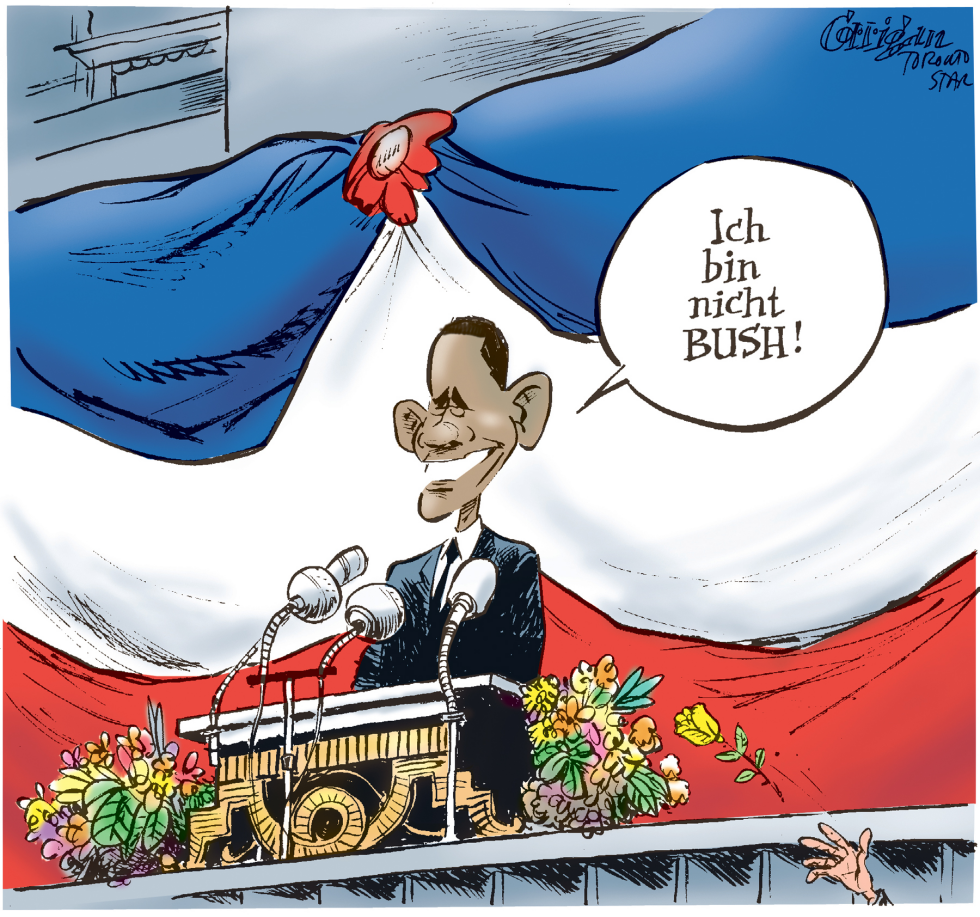  OBAMA SPEAKS IN BERLIN by Patrick Corrigan