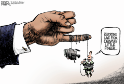 OBAMA AND THE MEDIA by Nate Beeler