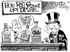 HOW WALL STREET GOT DRUNK by John Darkow