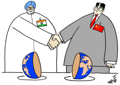 CHINA AND INDIA by Stephane Peray