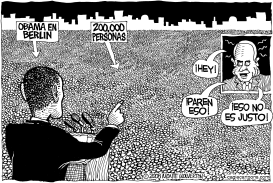 OBAMA EN BERLIN by Wolverton