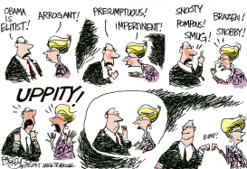 UPPITY OBAMA  by Pat Bagley