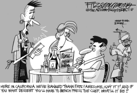 TRANSFATS BANNED by David Fitzsimmons