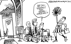 HIRING AT JUSTICE DEPT by Mike Keefe