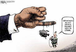 OBAMA Y LOS MEDIOS  by Nate Beeler