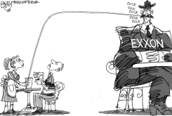 EXXON MILKSHAKE by Pat Bagley